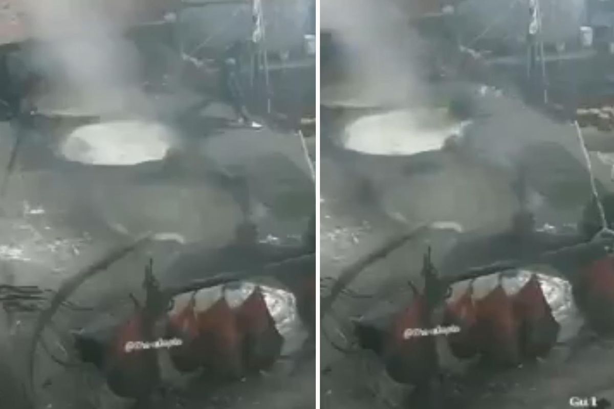 Kazanın içine düşen genç yanarak can verdi