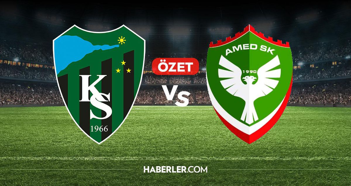 Kocaelispor Amedspor maç özeti ve golleri! (ÖZET) Kocaelispor Amedspor kaç kaç bitti, golleri kim attı?