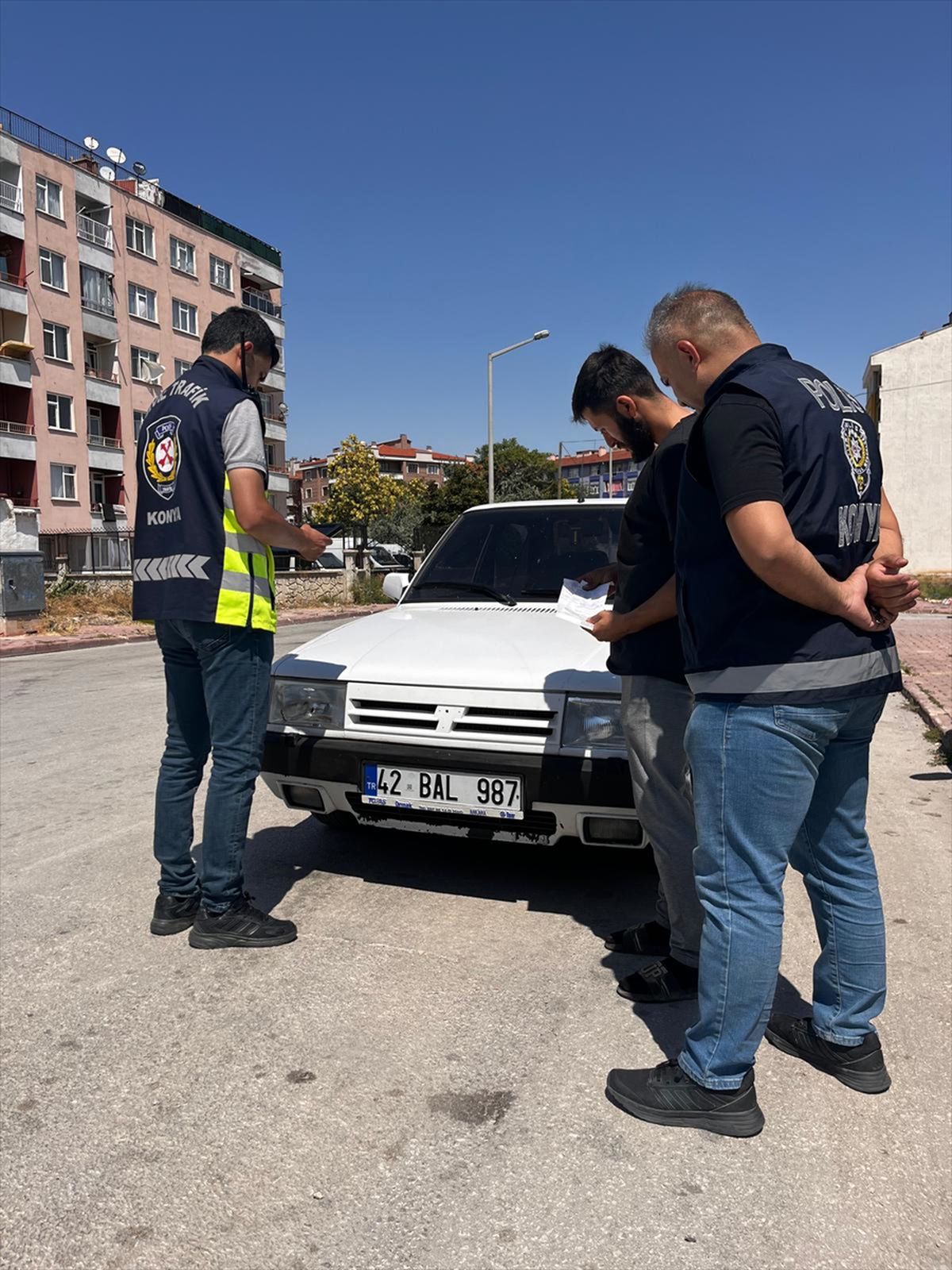 Konya'da drift yapan sürücüye 140 bin TL ceza