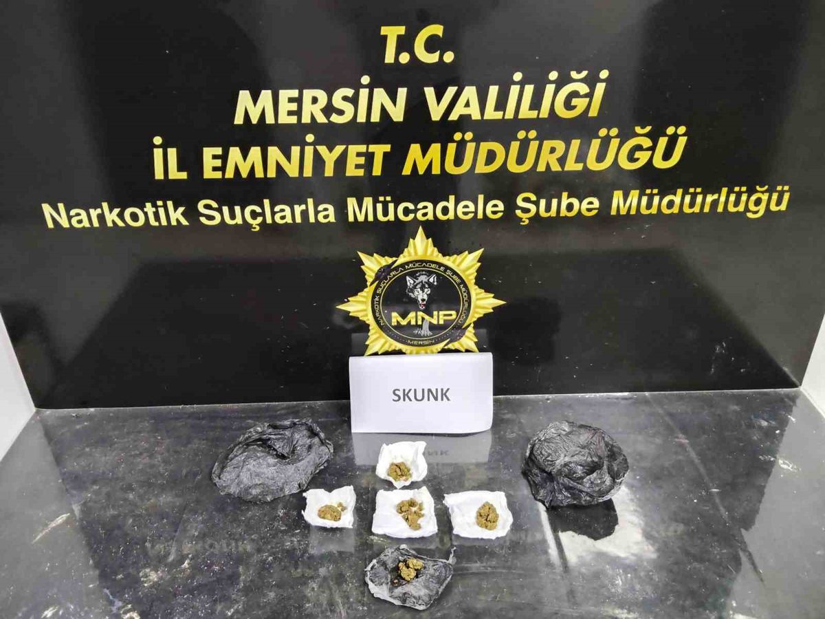 Mersin'de uyuşturucu operasyonu: 2 tutuklama