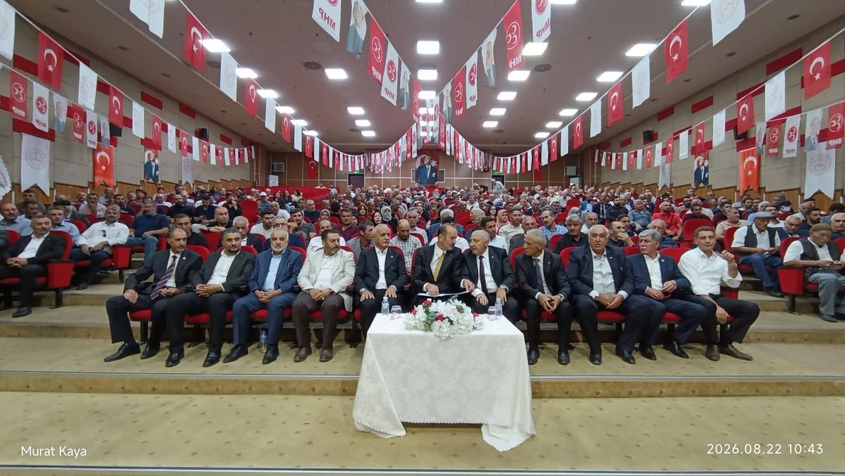 MHP Ağrı'da Güven tazeledi; Aktaş yeniden İl başkanı seçildi