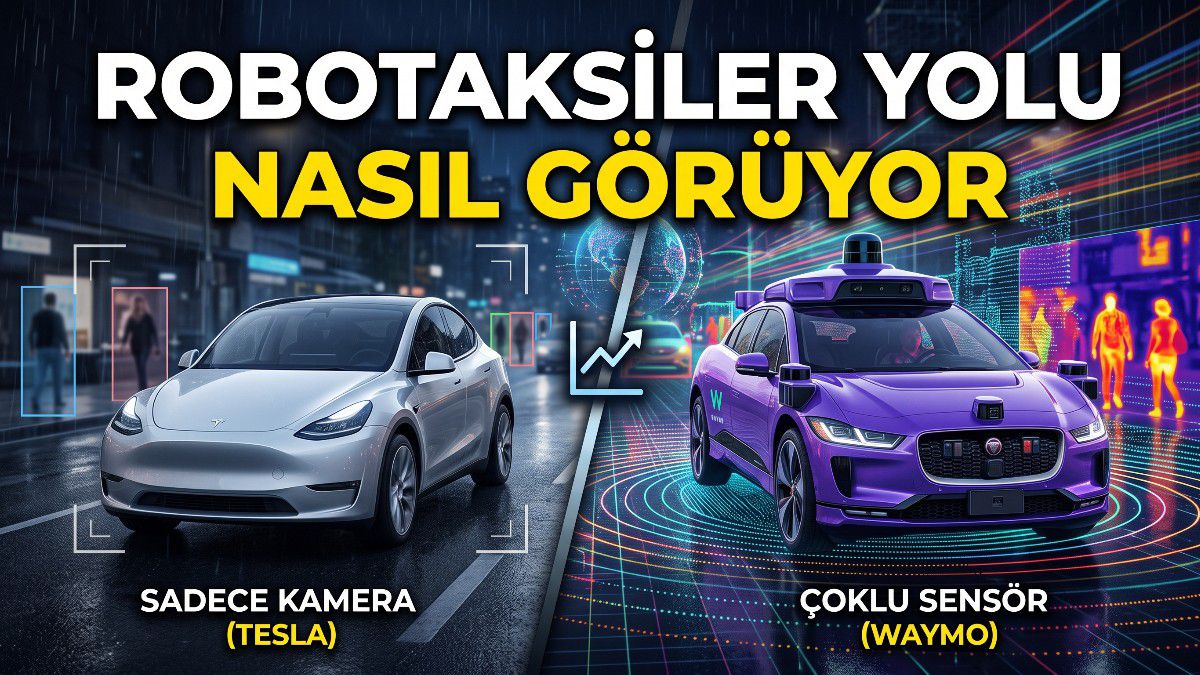 Robotaksiler Nasıl Görüyor? Otonom Sürüşün Sensör Teknolojileri