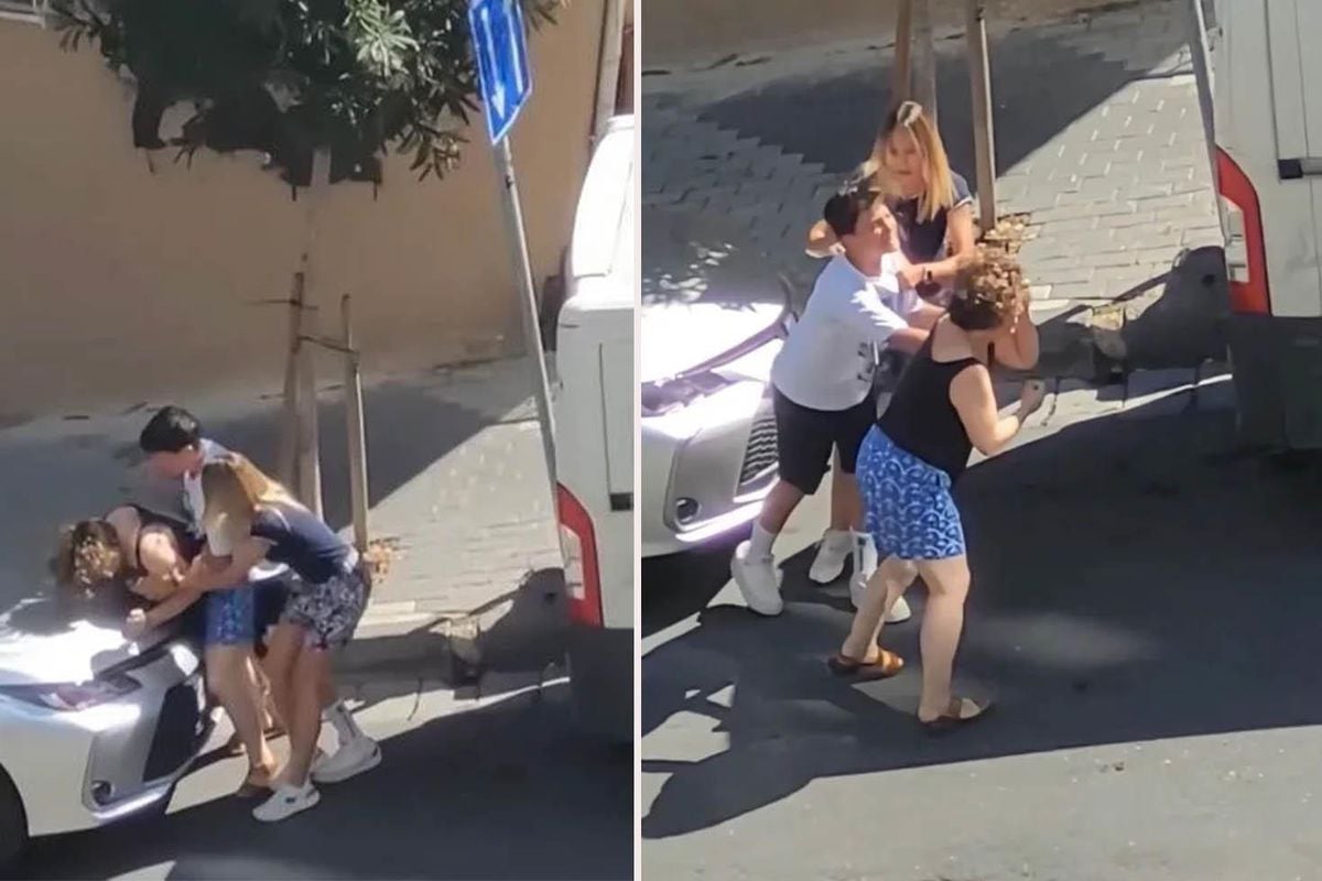 İstanbul'da akılalmaz kavga! Anne ile kızları sokak ortasında birbirlerine girdi