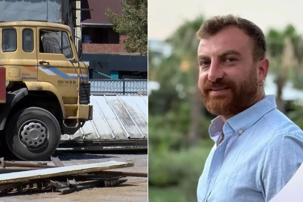 Genç mühendisten acı haber! Taşımaya çalıştıkları çatı üzerlerine düştü
