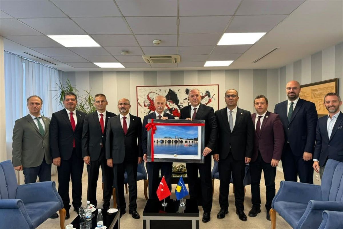 TÜ Rektörü Kosova'da Başbakan Yardımcısı Damka ile Görüştü