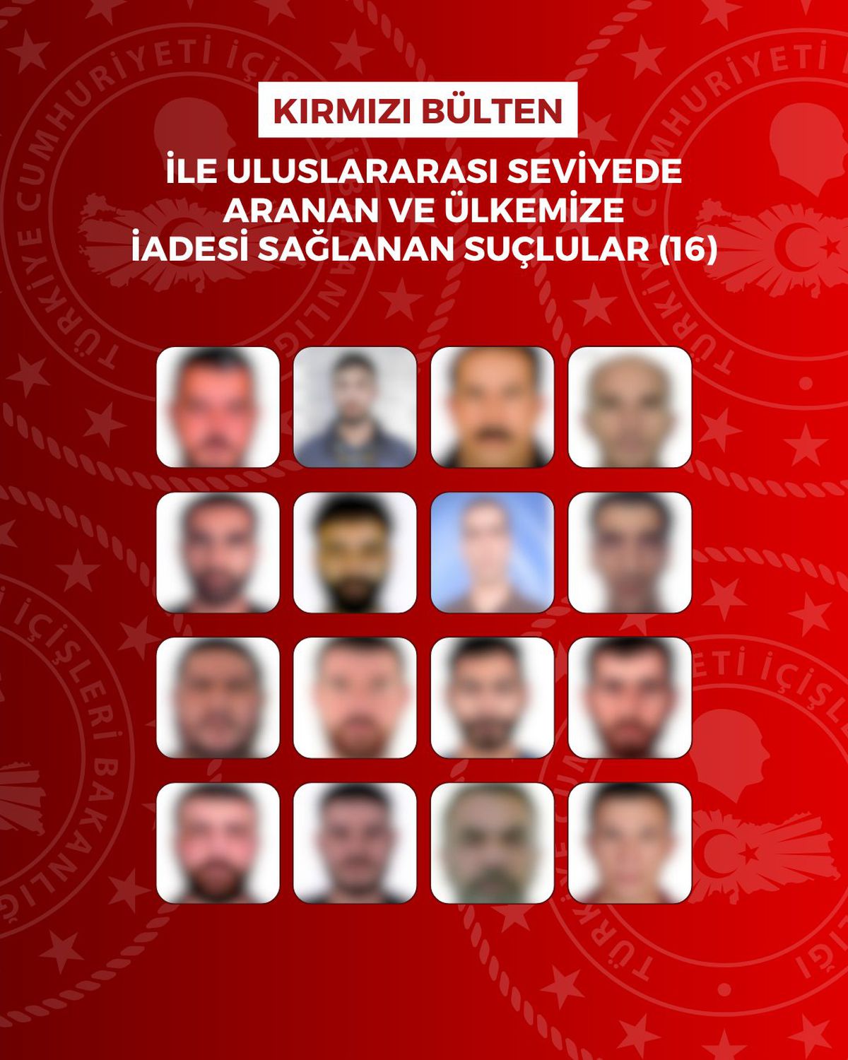 İçişleri Bakanlığı: 60 Suçlu Yurtdışında Yakalanıp Türkiye'ye Getirildi