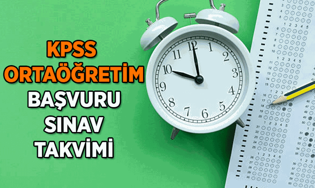2026 KPSS Ortaöğretim Başvuru Tarihleri Açıklandı