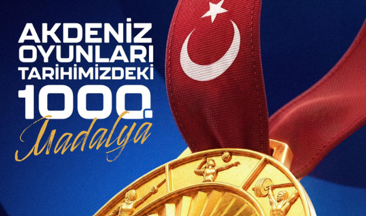 Bakan Bak: Akdeniz Oyunları'nda 1000. madalyaya ulaştık