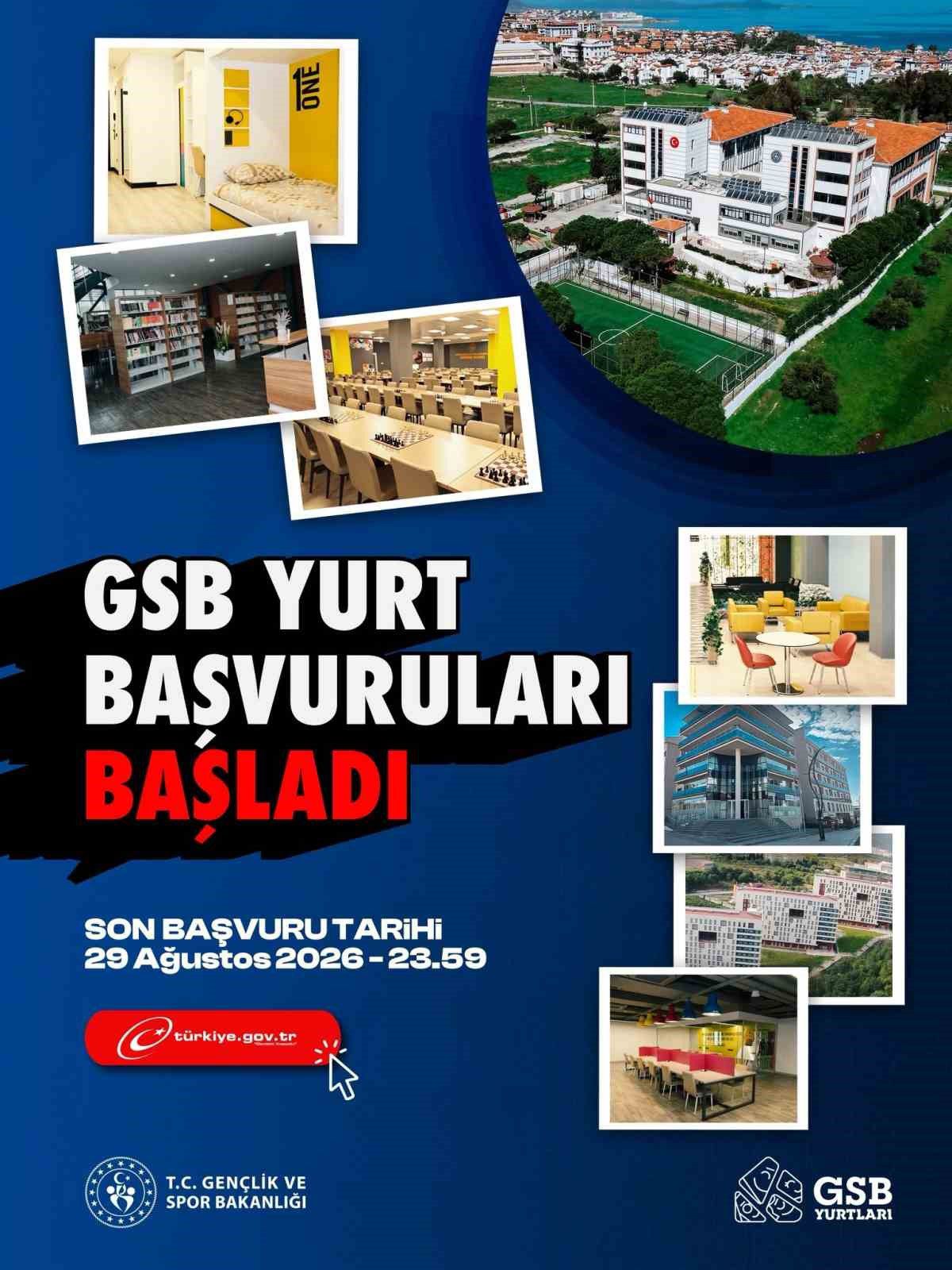 Bakan Bak GSB yurt başvurularının başladığını duyurdu