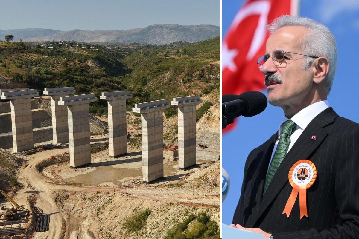 Bakan Uraloğlu müjdeyi verdi: 2,5 saatlik yol 36 dakikaya düşüyor