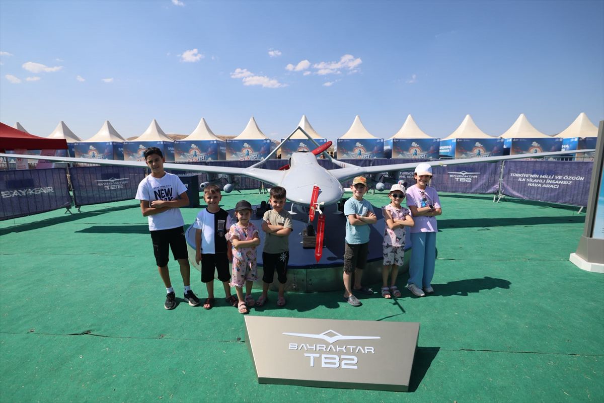 Bayraktar TB2 Siirt'te TEKNOFEST'te sergileniyor