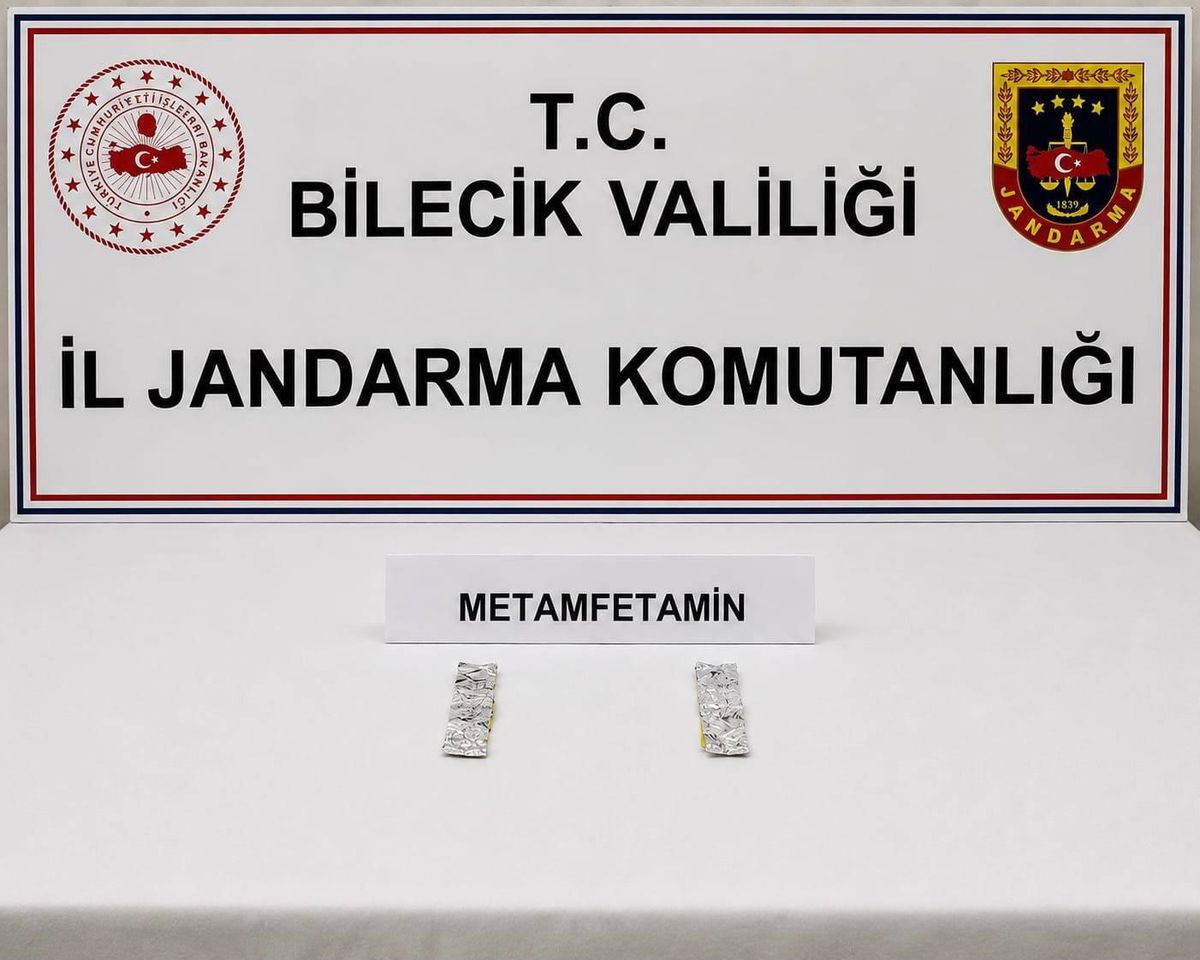 Bilecik'te otomobilde 2 gram metamfetamin ele geçirildi