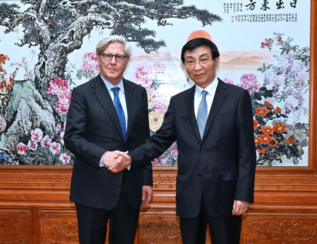 Wang Huning, ABD heyetiyle 3. Çin-ABD 'Track 1.5' Diyaloğu'nda bir araya geldi