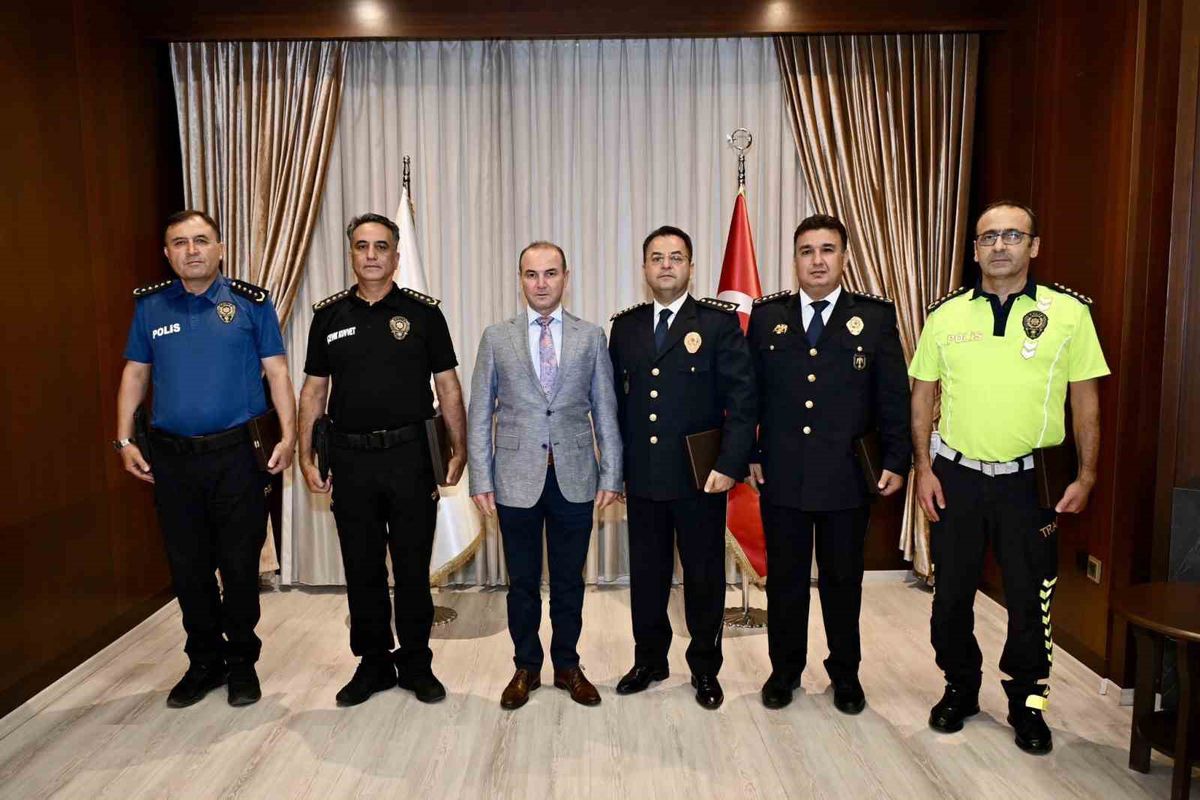 Denizli'de 5 Emniyet Müdür Yardımcısı 1. Sınıfa Terfi Etti