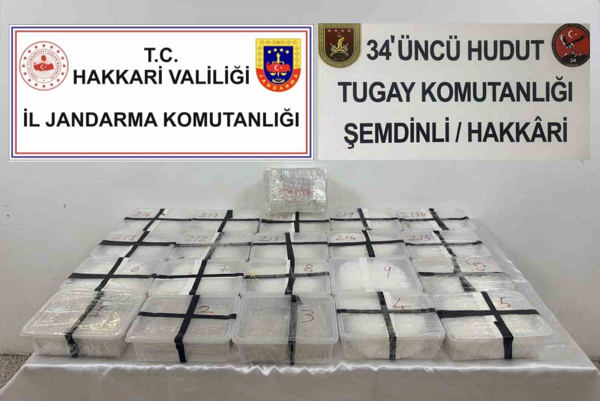 Hakkari'de Büyük Uyuşturucu Operasyonu: 3 Bin 491 Sentetik Hap ve 19 Kilo Metamfetamin/Eroin Ele Geçirildi