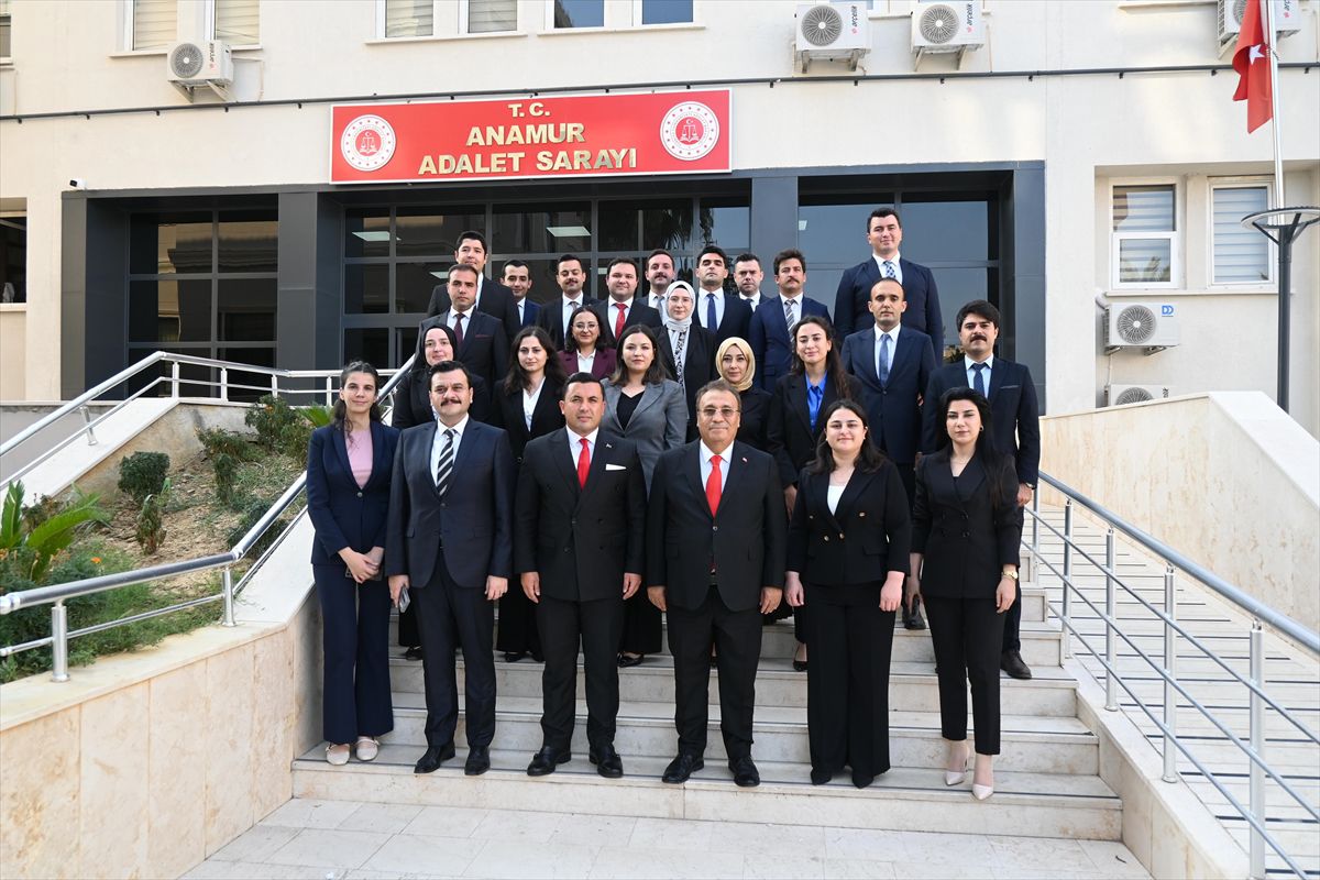 HSK Üyesi Arslan Anamur'da Yargı Mensuplarıyla Buluştu