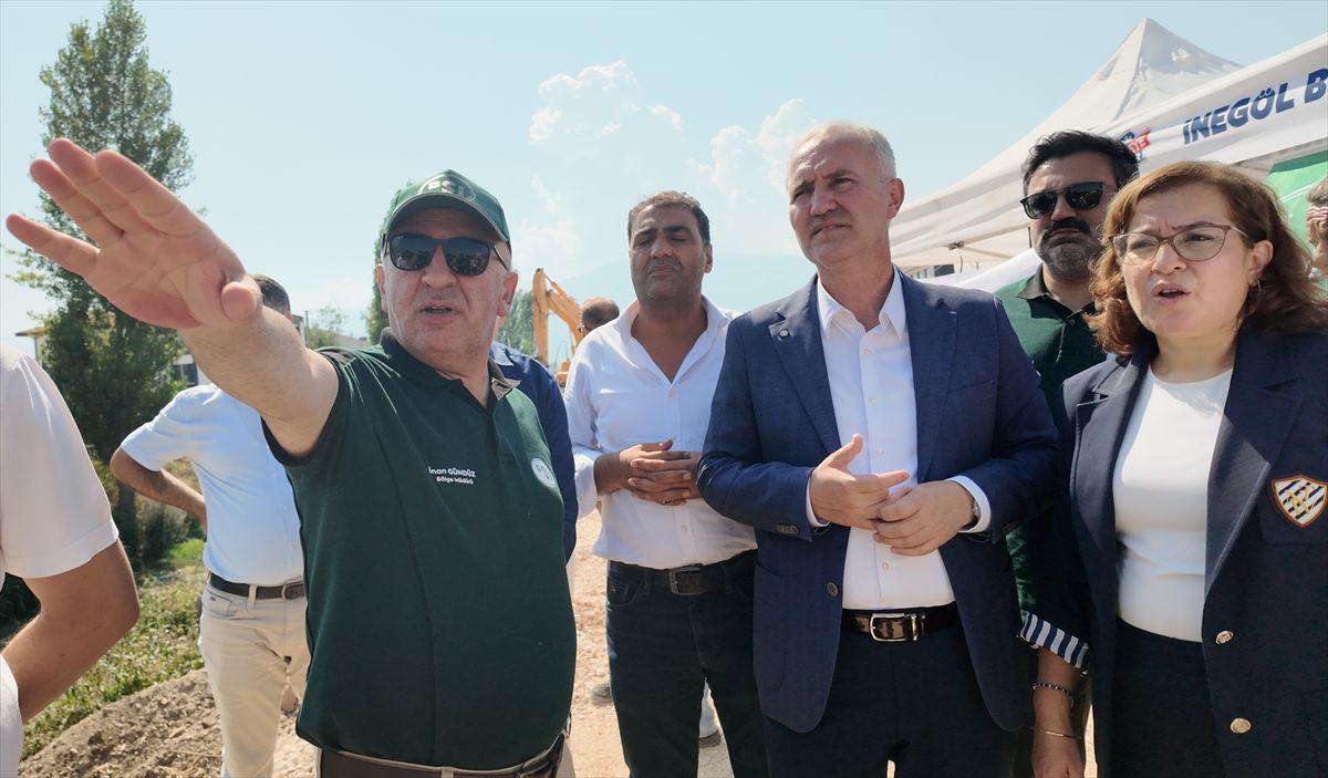 İnegöl'de dere ıslah projeleri başladı