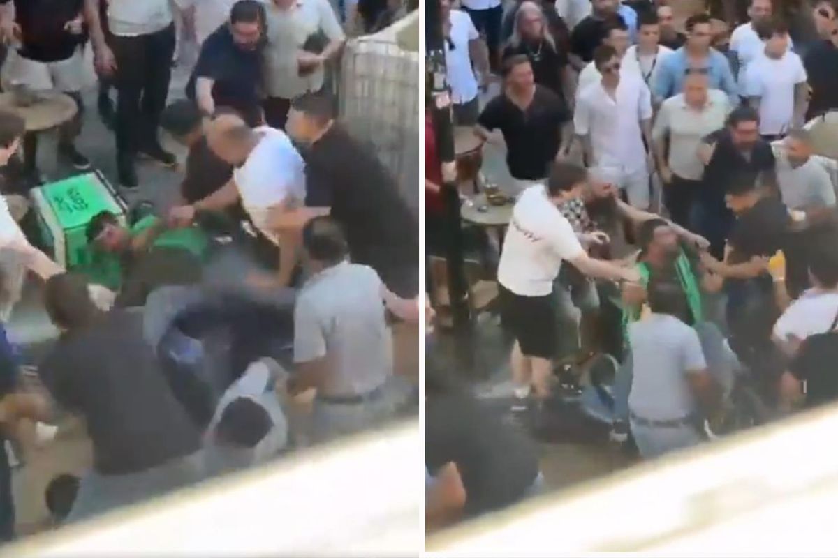 Motokuryeyi tekme tokat dövdüler