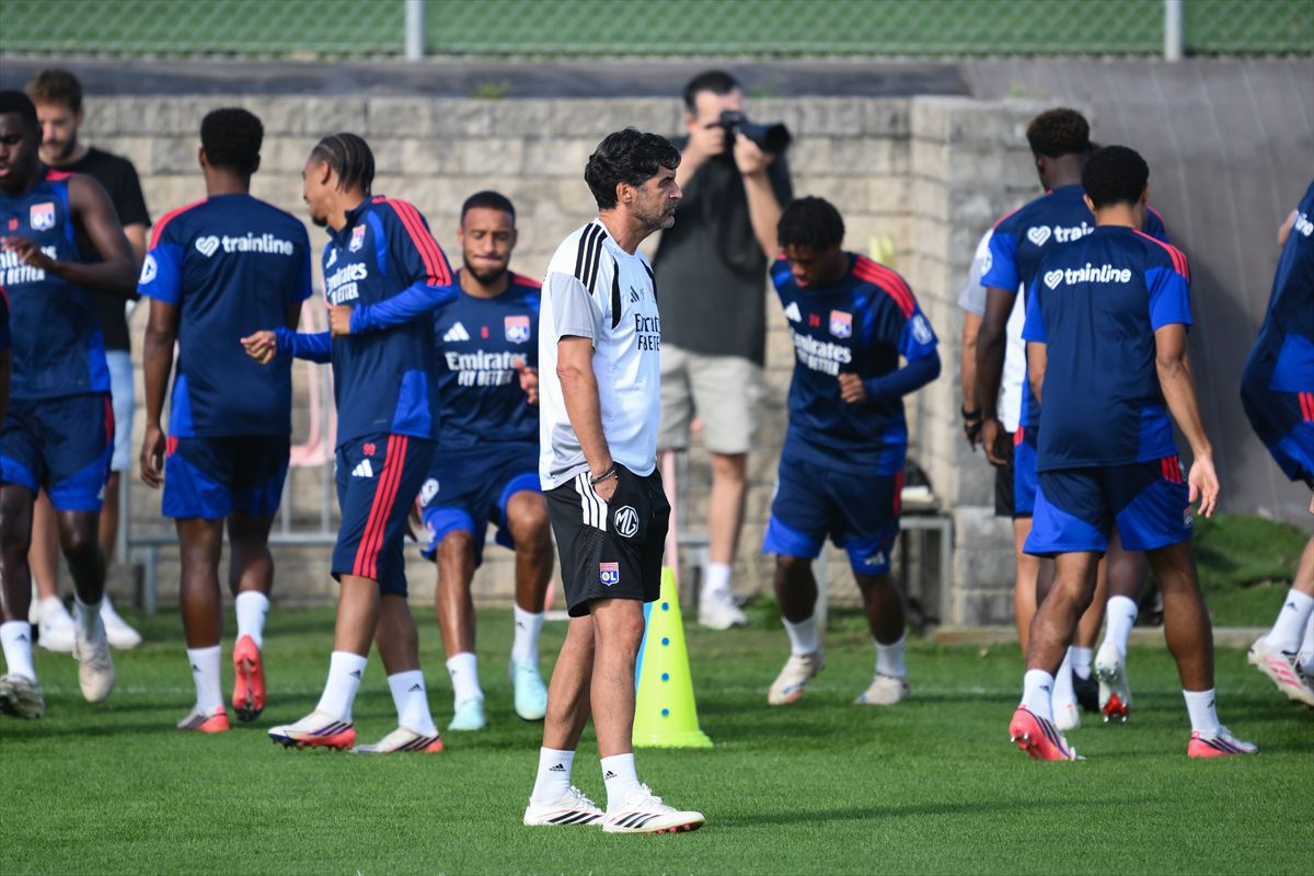 Lyon, Fenerbahçe maçı öncesi son antrenmanını yaptı