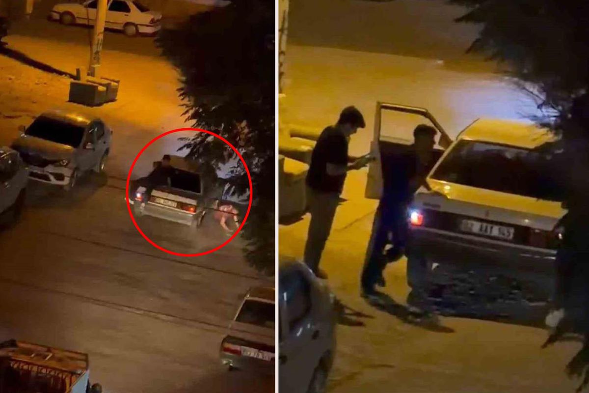 Şanlıurfa'da tehlikeli yolculuk kamerada: Ölümden son anda kurtuldular