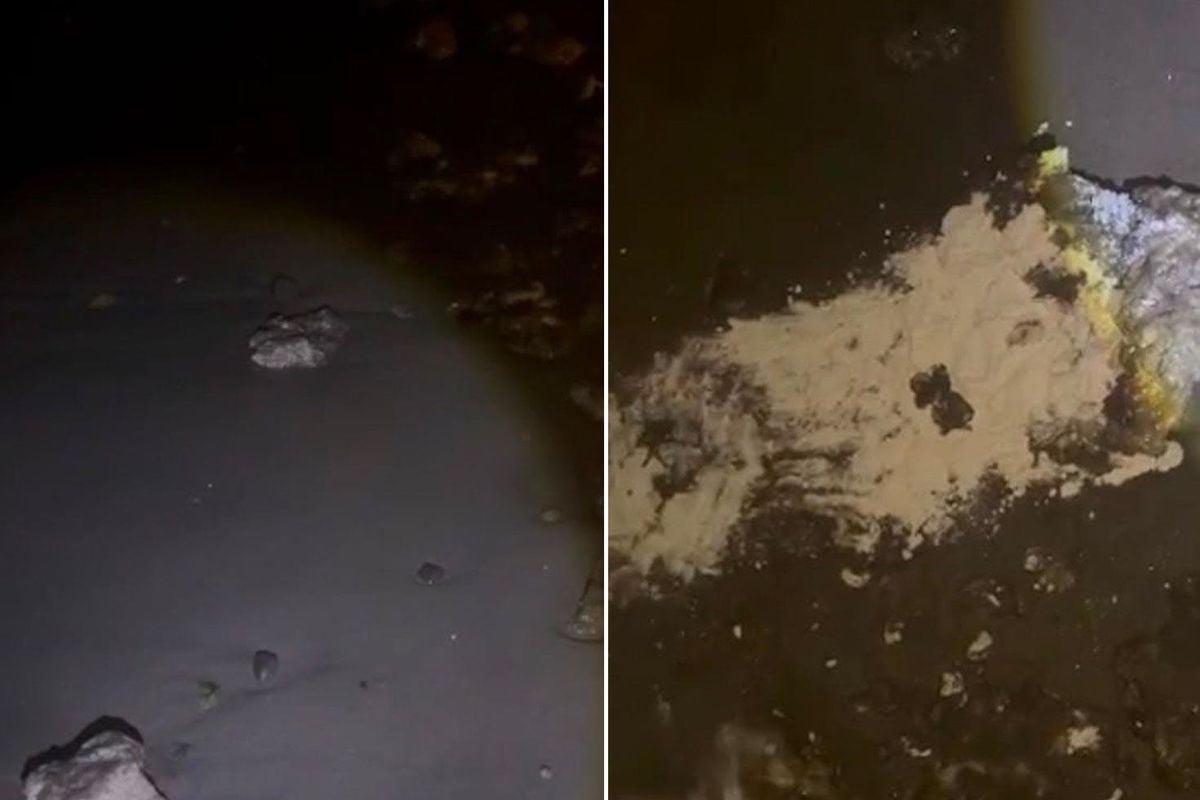 Sahile vuran çuvallar panik yarattı! Ekipler ne olduğunu anlayamadı