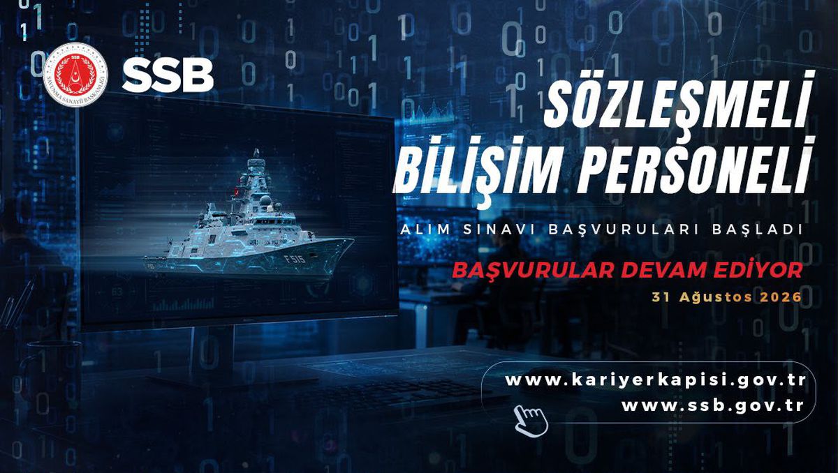 SAVUNMA SANAYİİ 13 BİLİŞİM PERSONELİ ALACAK