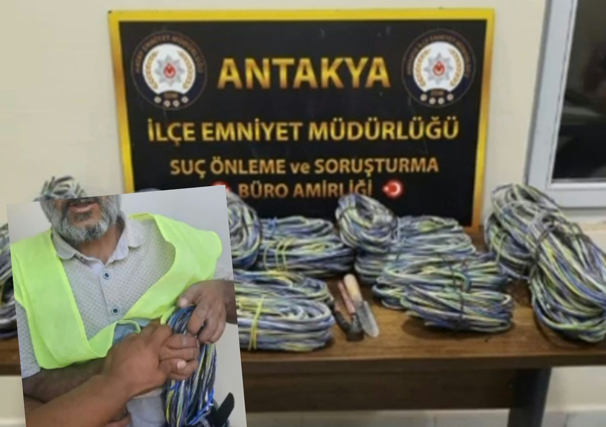 Hatay'da 500 Bin TL'lik Kablo Hırsızlığı: 8 Tutuklama