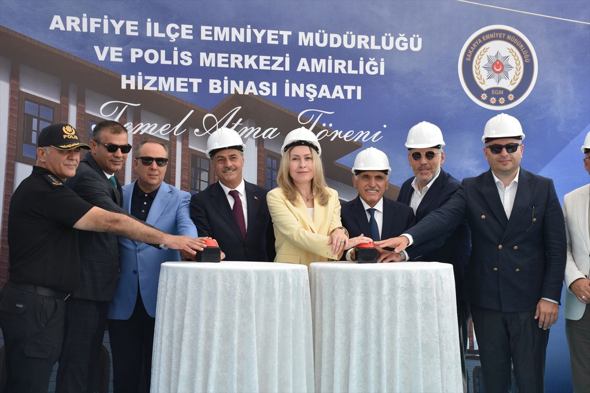Sakarya'da Arifiye Emniyet Binası Temeli Atıldı