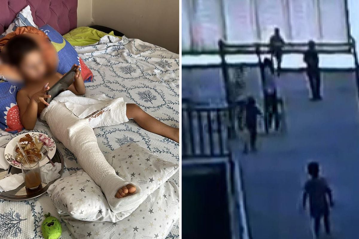 Kale direği devrilen çocuk ağır yaralandı