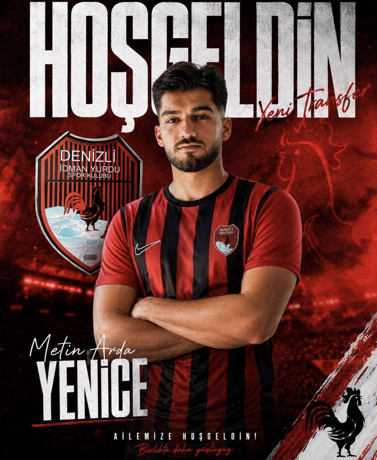 Denizli İdman Yurdu, Metin Arda Yenice'yi Kadrosuna Kattı
