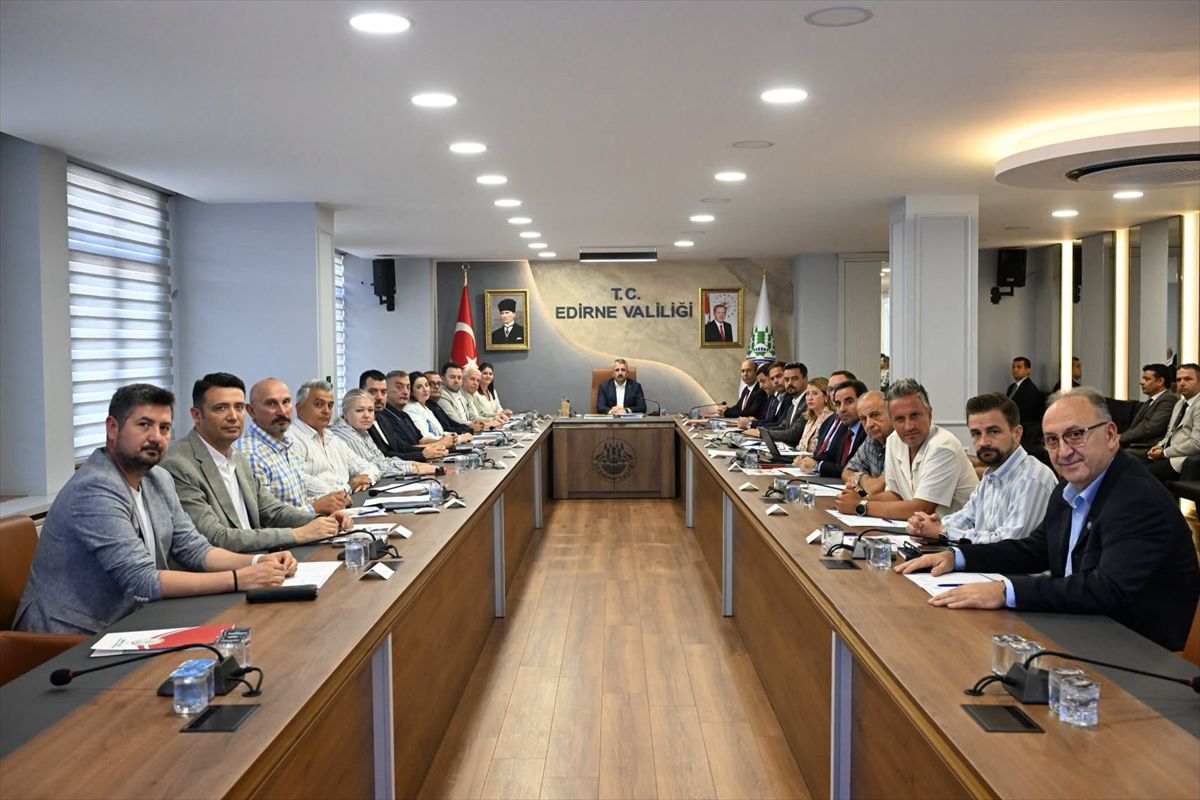 Edirne Turizm Tanıtım Toplantısı Vali Sezer Başkanlığında Yapıldı