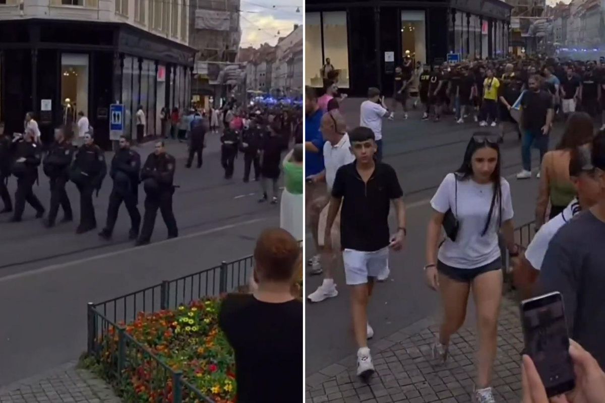 Fenerbahçe Taraftarları Lyon Sokaklarını Coşturdu, Kafile Havalimanında Çiçeklerle Karşılandı
