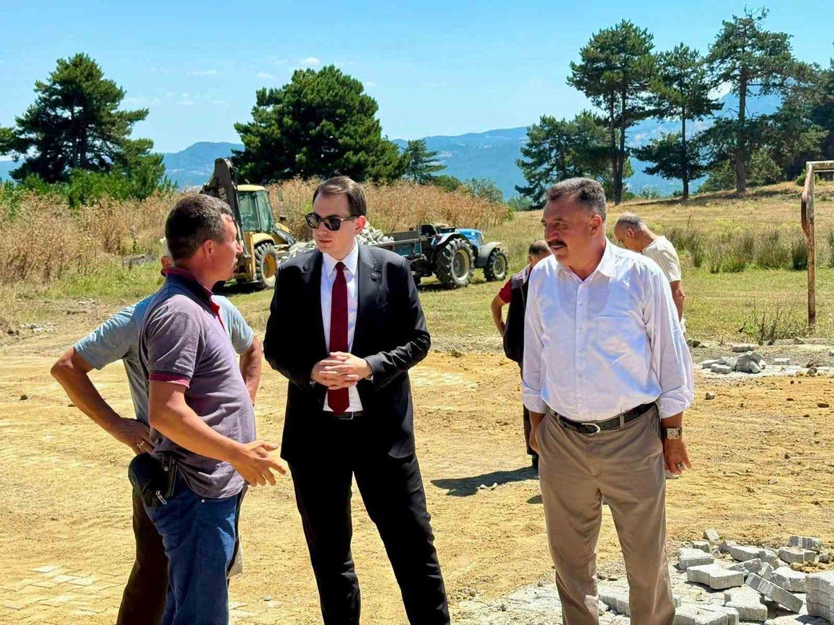 Kaymakam Atam'dan köy yollarında inceleme