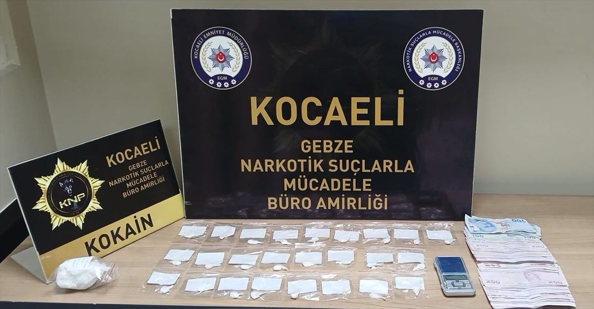 Kocaeli'de Uyuşturucu Operasyonu: 3 Tutuklama