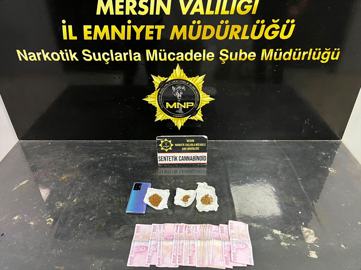 Mersin'de Uyuşturucu Operasyonu: 3 Tutuklama