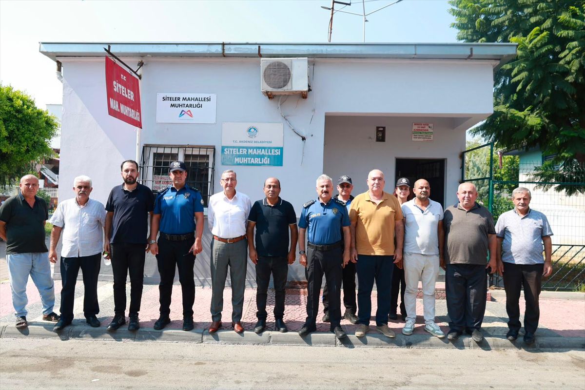 Mersin Emniyet Müdürü Aktaş'tan Esnaf Ziyareti