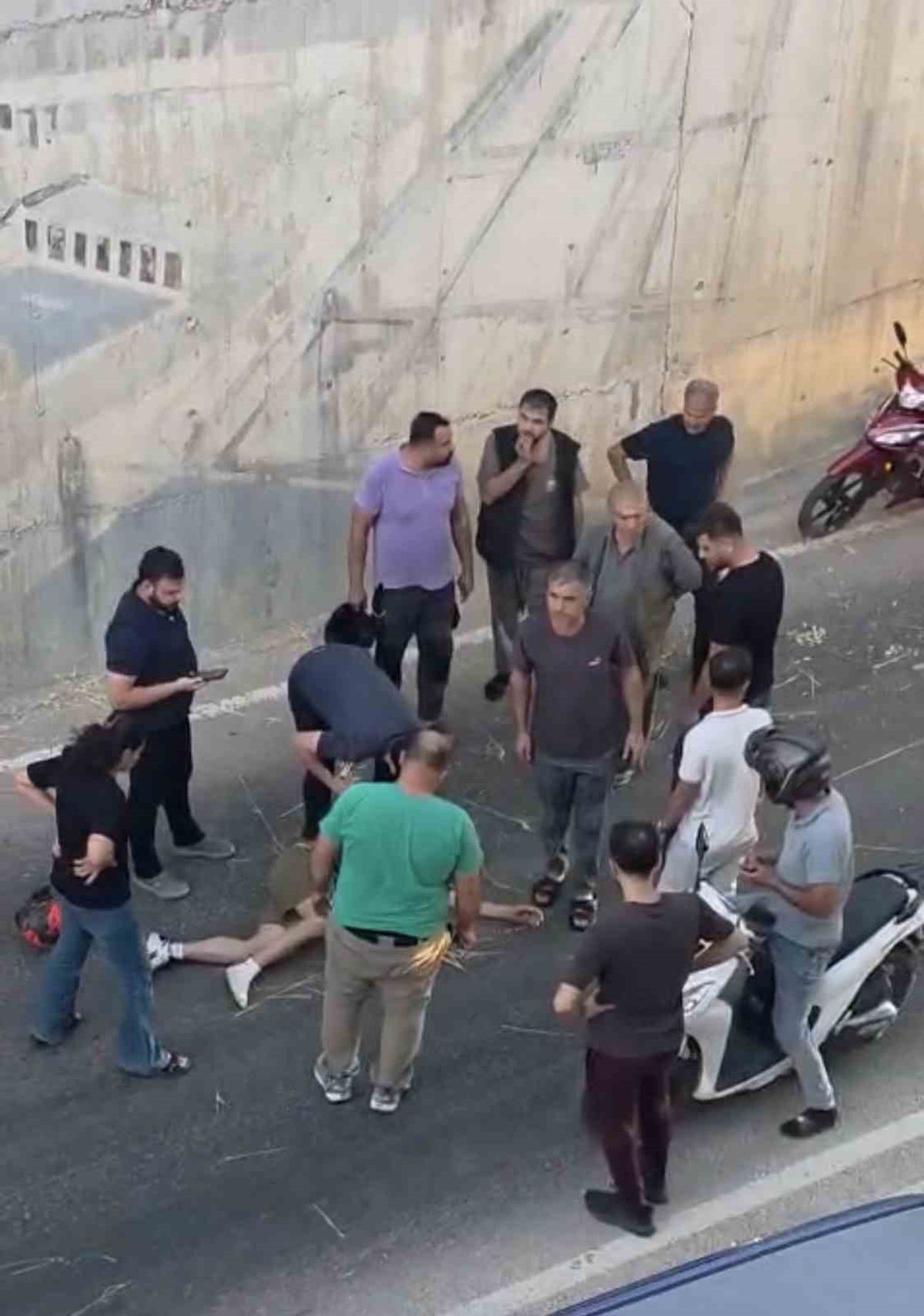 Adıyaman'da motosiklet kazası: Sürücü alt geçide düştü