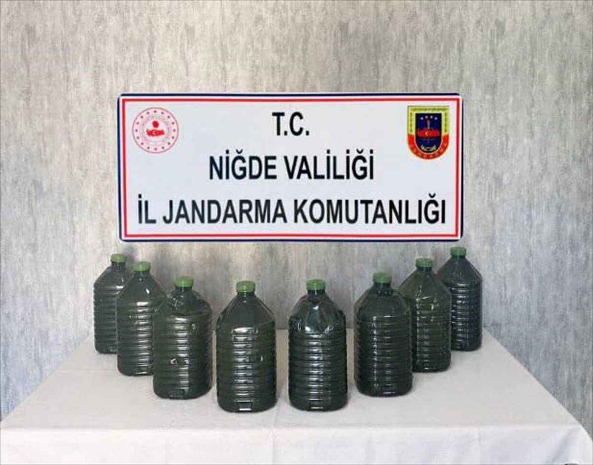 Bor'da 40 Litre Etil Alkol Operasyonu