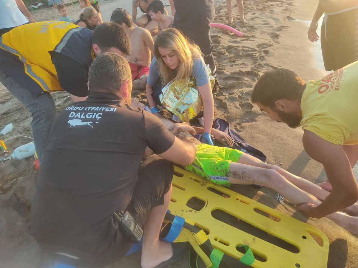 Fatsa'da 4 Çocuk Boğulmaktan Kurtarıldı