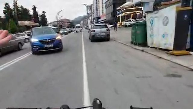 Attackers approaching cyclist