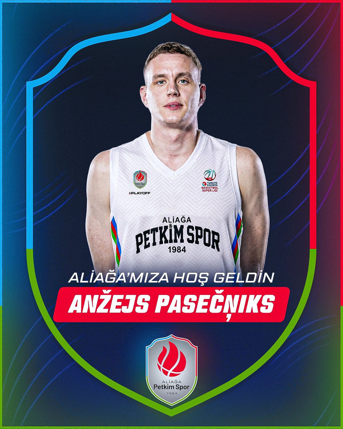 Aliağa Petkimspor, Letonyalı Pivot Pasecniks'i Transfer Etti