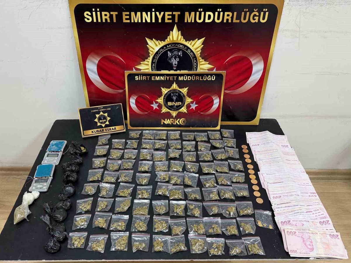 Siirt'te Uyuşturucu Operasyonu: 2 Sokak Satıcısı Yakalandı