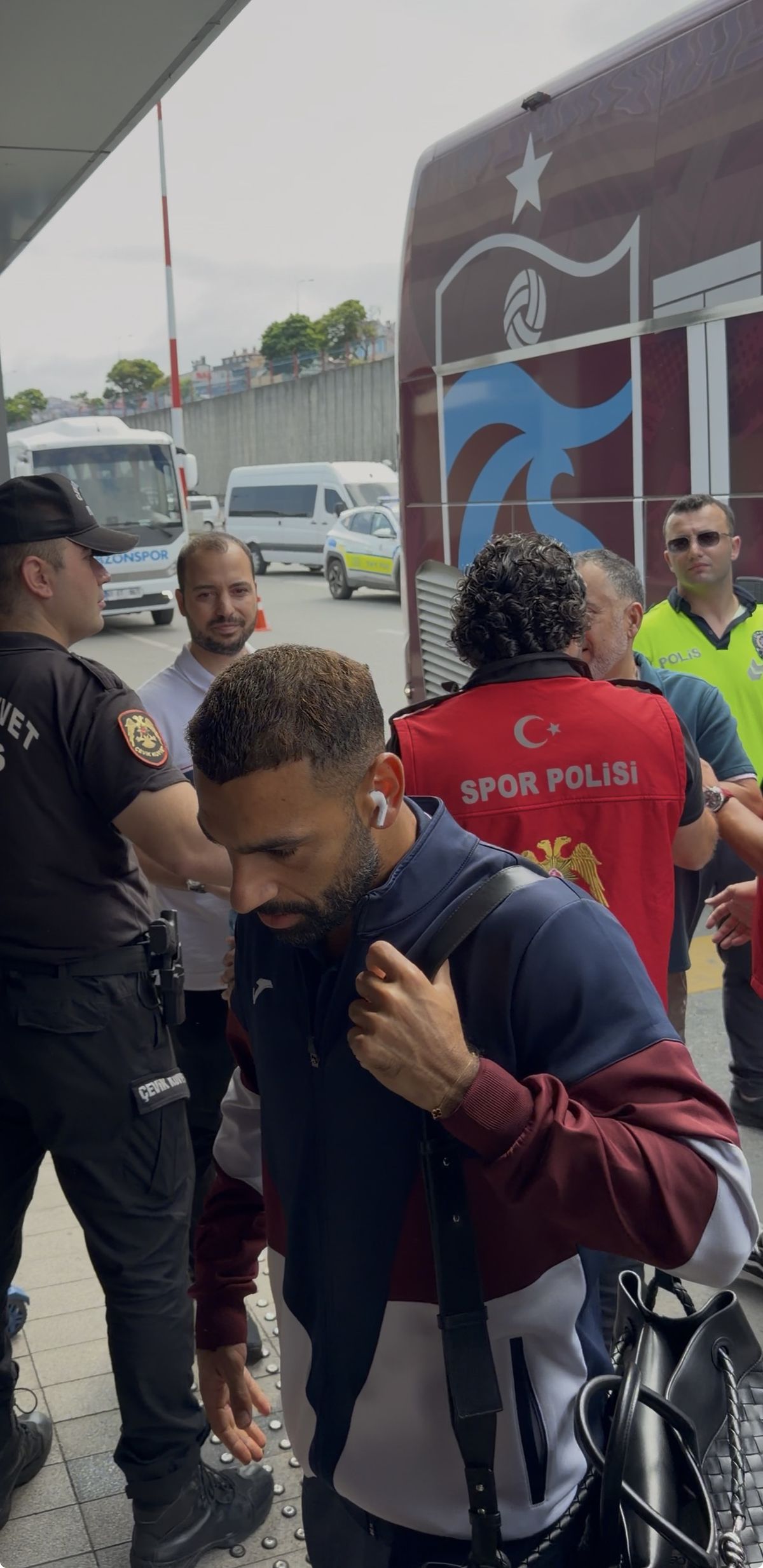 Trabzonspor, Ferencvaros maçı için Budapeşte'de