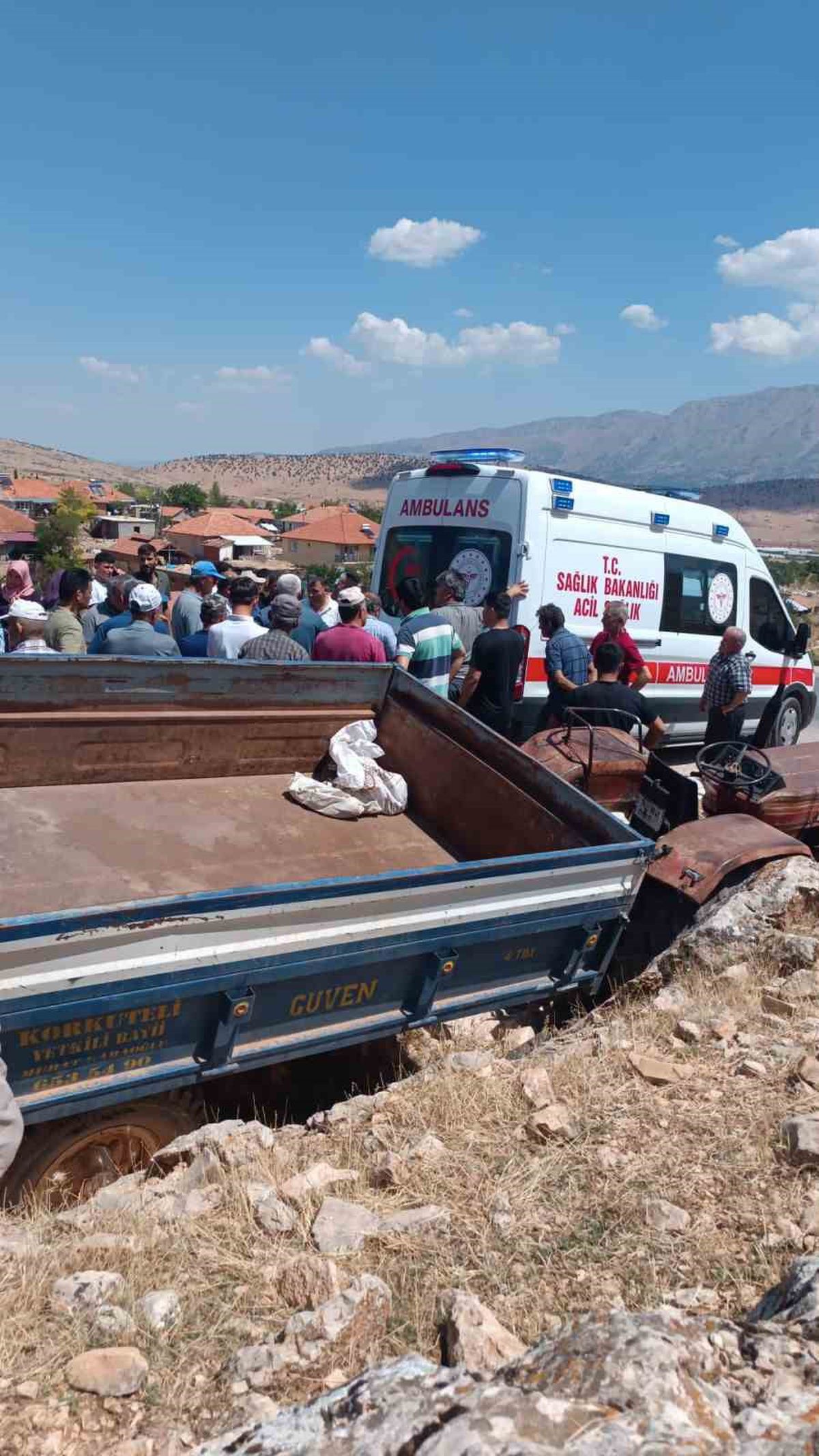 Korkuteli'de traktör kazası: 1 ölü