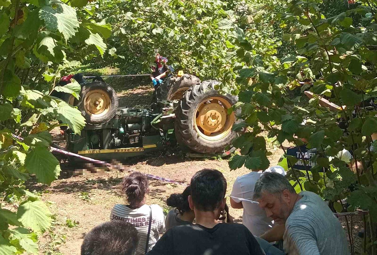 Traktör Devrildi: Sürücü Hayatını Kaybetti