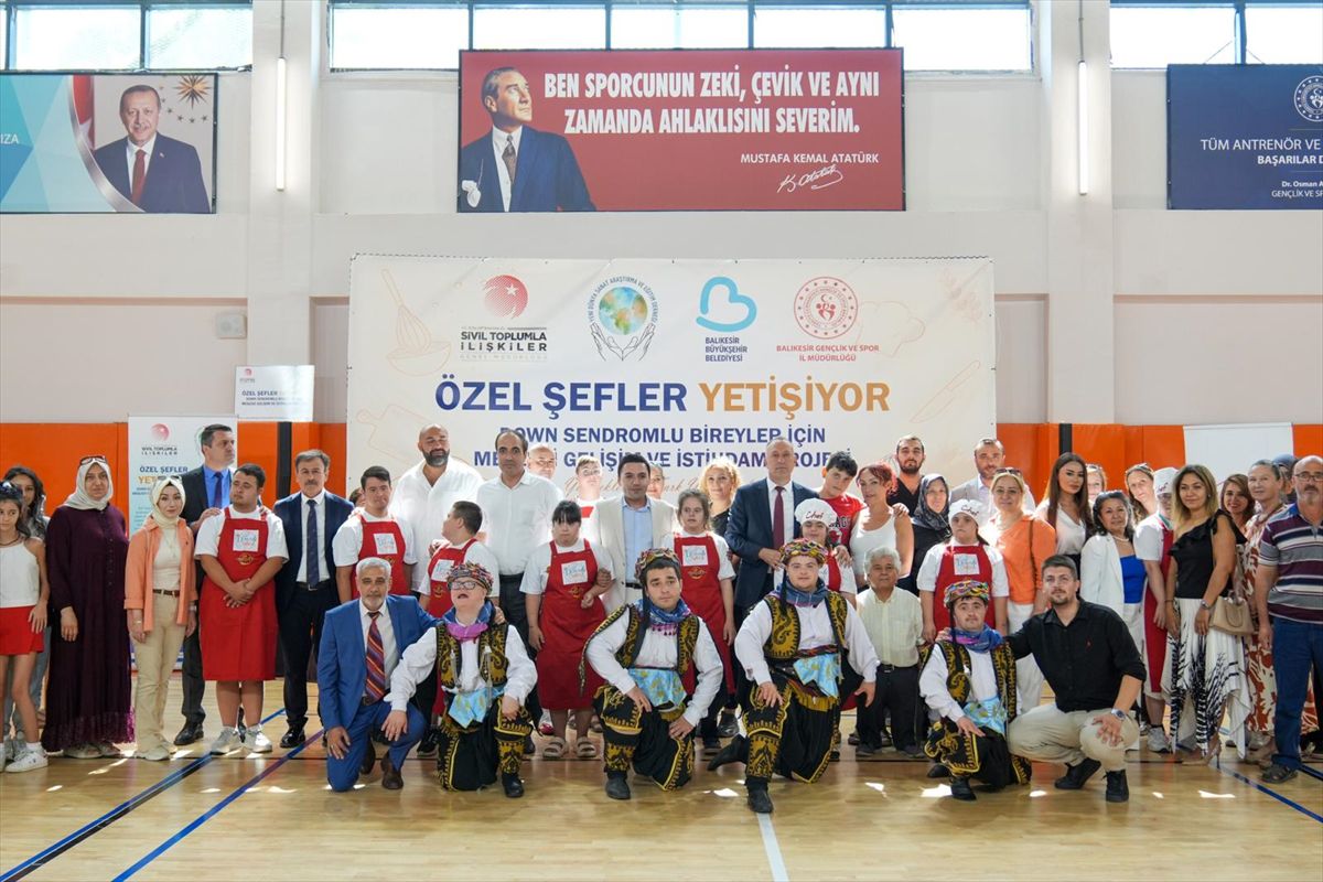 Down Sendromlu Bireyler İçin 'Özel Şefler' Projesi Balıkesir'de Tanıtıldı