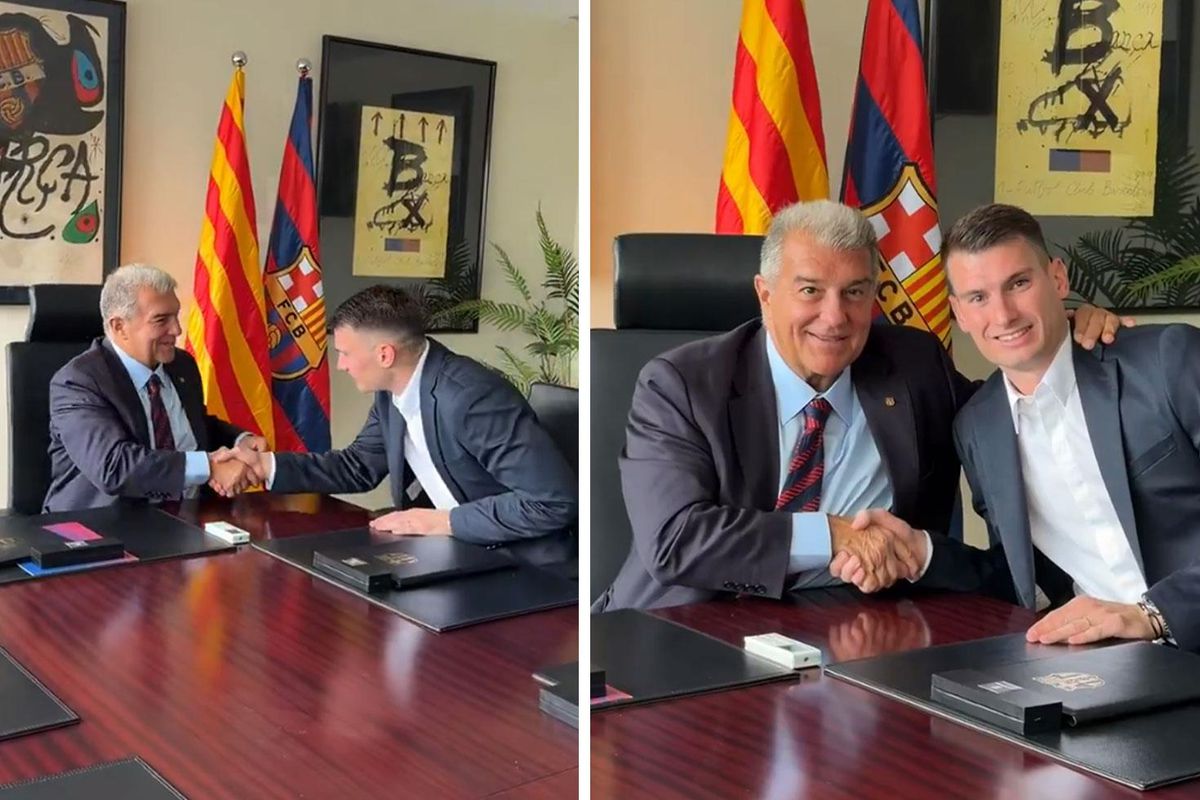 Barcelona'ya imzayı atan Livakovic'in mutluluğu gözlerinden okundu