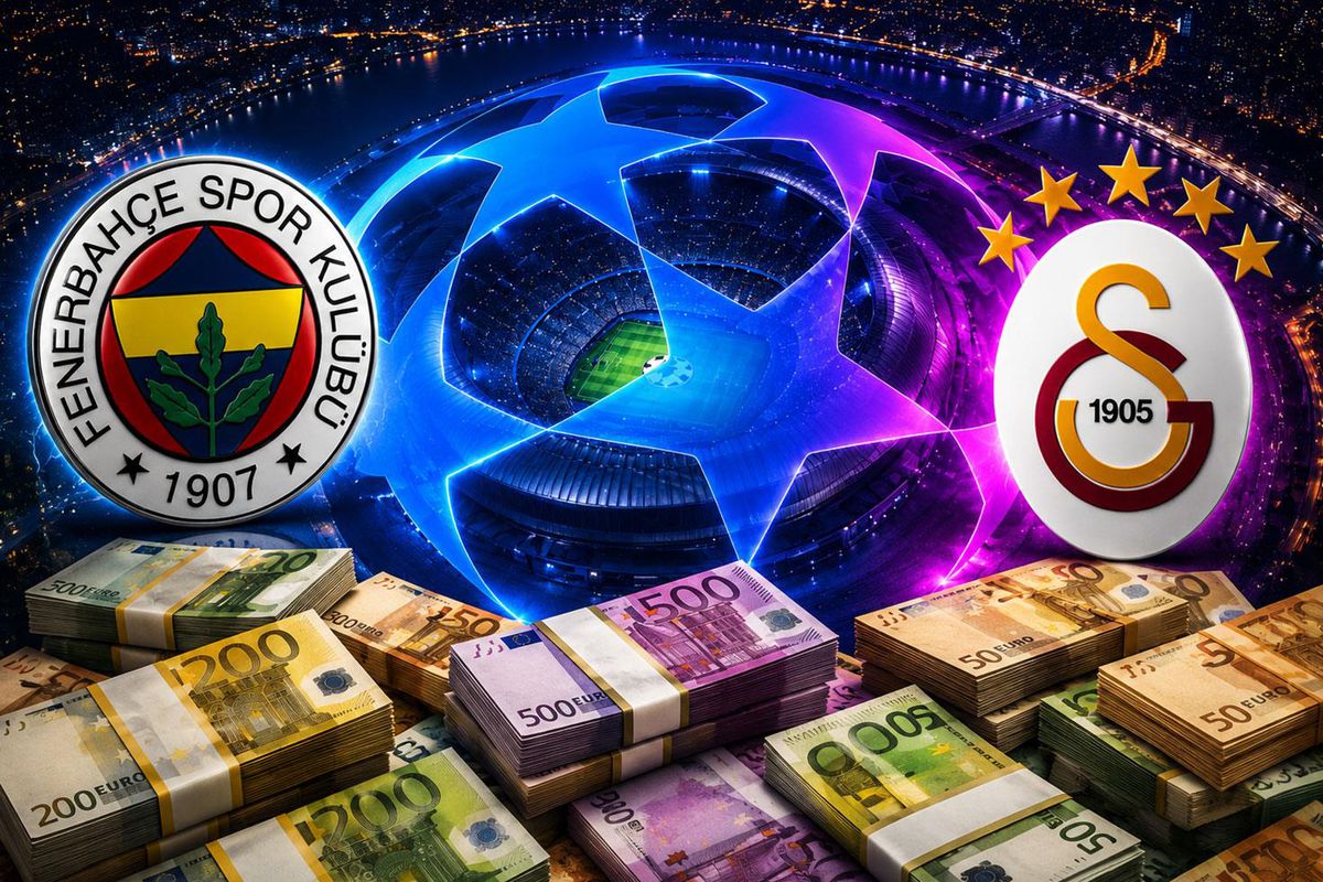 Fenerbahçe ve Galatasaray'a Şampiyonlar Ligi'nden servet