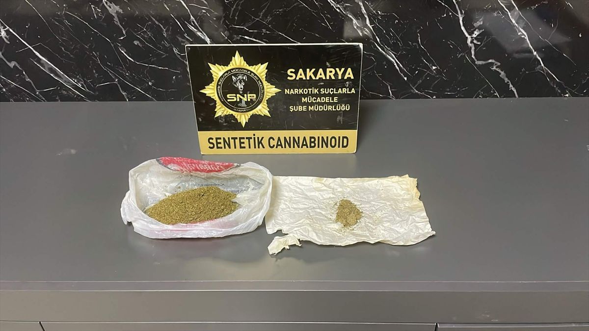 Sakarya'da uyuşturucu operasyonlarında 1 tutuklama