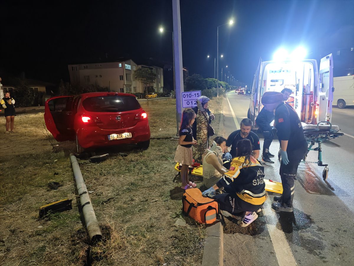 Samsun'da İki Otomobil Çarpıştı: 10 Yaralı